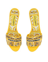 Slides with thread embroidery -  | Dolce &amp; Gabbana