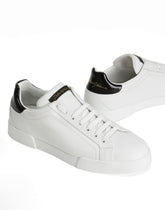 Leather Portofino sneakers - Men -  | Dolce &amp; Gabbana