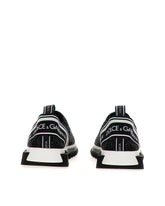 Logotape Sorrento sneaker with fusible crystals -  | Dolce &amp; Gabbana