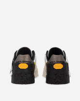 Calfskin Portofino sneakers with lettering -  | Dolce &amp; Gabbana
