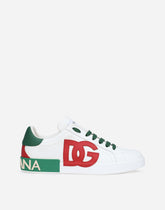 Calfskin Portofino sneakers -  | Dolce & Gabbana