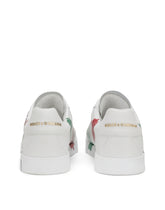 Calfskin Portofino Light sneakers with print -  | Dolce & Gabbana