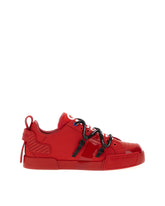 Portofino sneakers in calfskin and patent leather -  | Dolce &amp; Gabbana