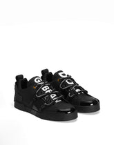 Portofino sneakers in calfskin and patent leather -  | Dolce & Gabbana