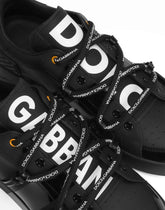 Portofino sneakers in calfskin and patent leather -  | Dolce & Gabbana