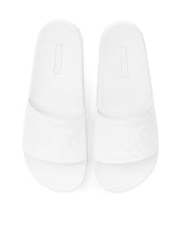 Rubber beachwear slides with DG logo -  | Dolce & Gabbana