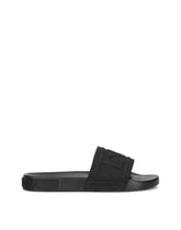 Rubber beachwear slides with DG logo -  | Dolce &amp; Gabbana
