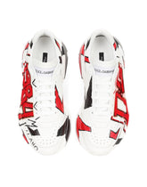Hand-painted calfskin nappa Daymaster sneakers -  | Dolce & Gabbana