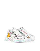 Hand-painted calfskin nappa Daymaster sneakers -  | Dolce &amp; Gabbana