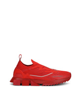 Stretch mesh Sorrento sneakers with logo -  | Dolce &amp; Gabbana