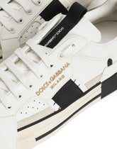 Calfskin 2.Zero custom sneakers with contrasting details -  | Dolce & Gabbana