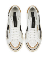 Calfskin 2.Zero custom sneakers with contrasting details -  | Dolce & Gabbana