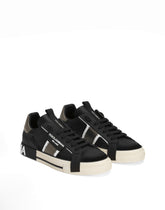 Calfskin 2.Zero custom sneakers with contrasting details -  | Dolce & Gabbana