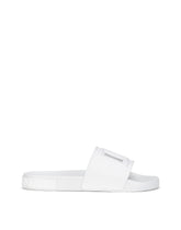 Rubber beachwear slides with DG Millennials logo -  | Dolce &amp; Gabbana