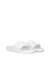 Rubber beachwear slides with DG Millennials logo -  | Dolce &amp; Gabbana