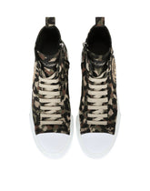 Canvas jacquard Portofino Light mid-top sneakers -  | Dolce &amp; Gabbana