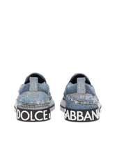 Denim patchwork Custom 2.Zero slip-on sneakers -  | Dolce & Gabbana