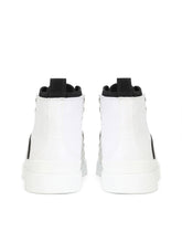 Two-tone canvas Portofino Light mid-top sneakers with DG logo -  | Dolce &amp; Gabbana