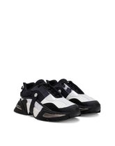 Mixed-material Air Master slip-on sneakers -  | Dolce & Gabbana