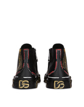 Covered canvas Portofino Light mid-top sneakers -  | Dolce & Gabbana
