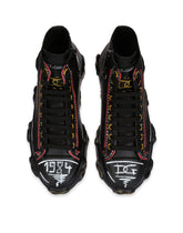Covered canvas Portofino Light mid-top sneakers -  | Dolce & Gabbana