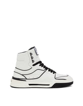 Calfskin nappa New Roma mid-top sneakers -  | Dolce & Gabbana