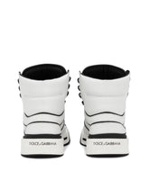 Calfskin nappa New Roma mid-top sneakers -  | Dolce & Gabbana