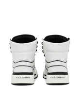 Calfskin nappa New Roma mid-top sneakers -  | Dolce & Gabbana