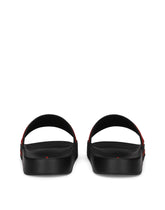 Rubber beachwear sliders with DG logo -  | Dolce & Gabbana