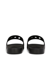 Rubber beachwear sliders with DG logo -  | Dolce &amp; Gabbana