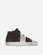 Patchwork denim vintage mid-top sneakers -  | Dolce &amp; Gabbana