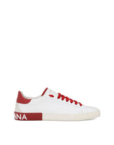 Portofino vintage calfskin sneakers -  | Dolce & Gabbana