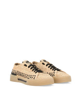 Macramé raffia New Roma sneakers -  | Dolce &amp; Gabbana