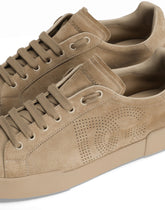 Portofino Light Strobel Sneaker in Calfskin Leather -  | Dolce &amp; Gabbana
