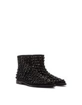 MESH CHELSEA BOOTS WITH RHINESTONE EMBELLISHMENT -  | Dolce &amp; Gabbana