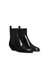 Polished calfskin Texan boots -  | Dolce & Gabbana