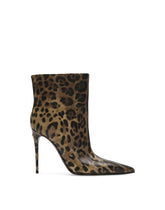 Printed polished calfskin booties -  | Dolce &amp; Gabbana