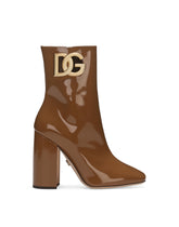 Polished calfskin ankle boots -  | Dolce & Gabbana
