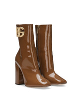 Polished calfskin ankle boots -  | Dolce & Gabbana