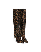 Leo jacquard boots -  | Dolce &amp; Gabbana