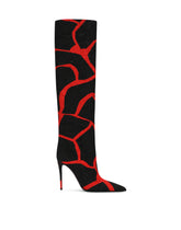 Giraffe-print brocade boots -  | Dolce &amp; Gabbana
