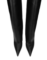 Nappa leather boots with DG logo -  | Dolce &amp; Gabbana