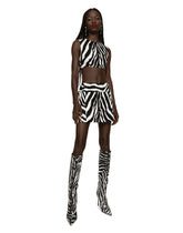 Zebra-print nappa leather boots -  | Dolce & Gabbana