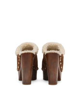 Suede and faux fur clogs -  | Dolce & Gabbana