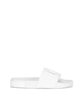 Rubber beachwear sliders with DG Millennials logo -  | Dolce & Gabbana
