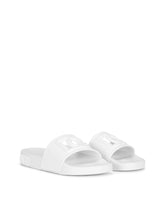 Rubber beachwear sliders with DG Millennials logo -  | Dolce & Gabbana