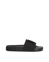 Rubber beachwear slides with DG Millennials logo -  | Dolce &amp; Gabbana