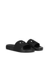 Rubber beachwear slides with DG Millennials logo -  | Dolce &amp; Gabbana