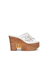 Embroidered nappa leather wedges -  | Dolce &amp; Gabbana