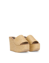 Woven raffia wedges -  | Dolce &amp; Gabbana